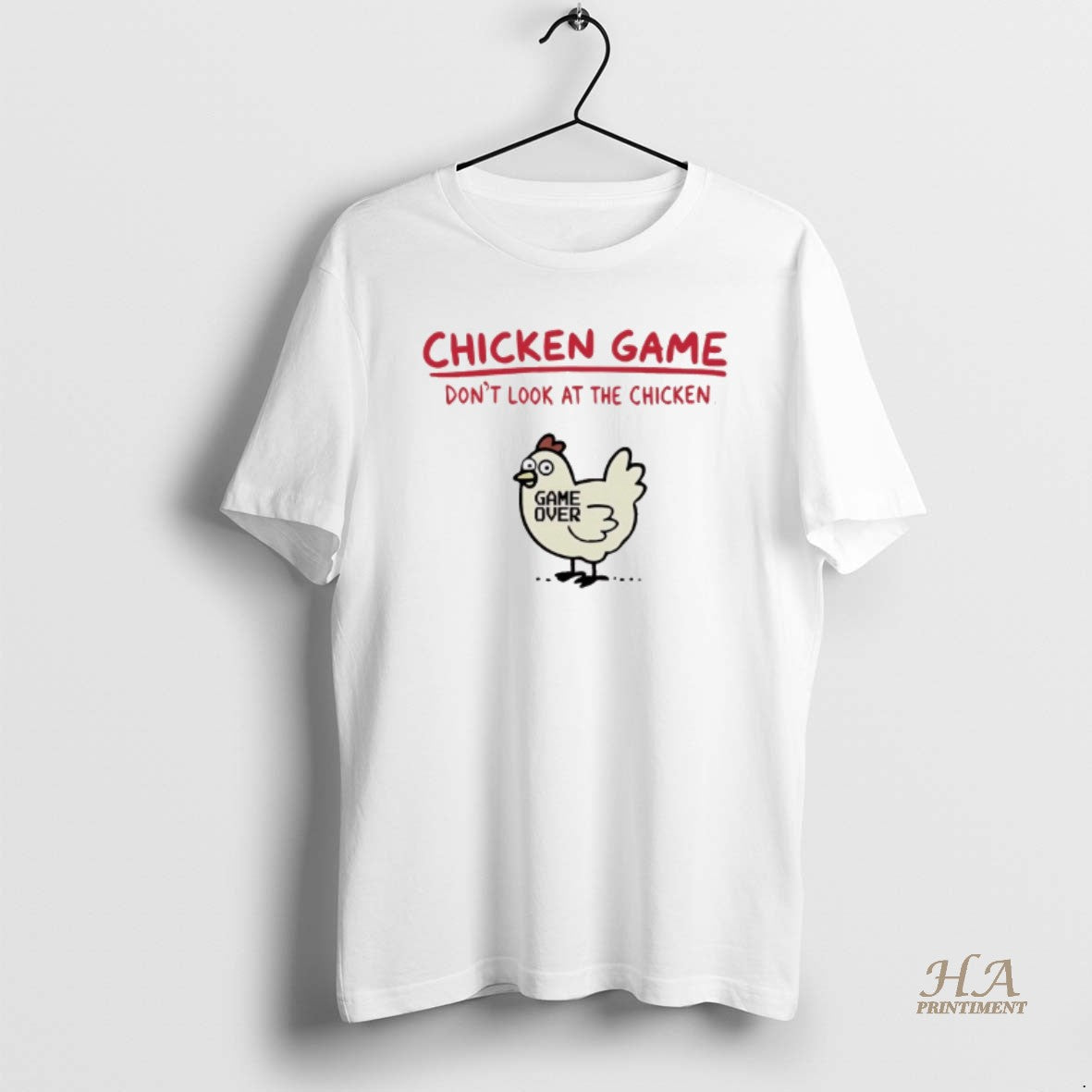 Official Chicken Game Dont Look At The Chicken Game Over Shirt Hoodie Sweatshirt | PurePodTees.com