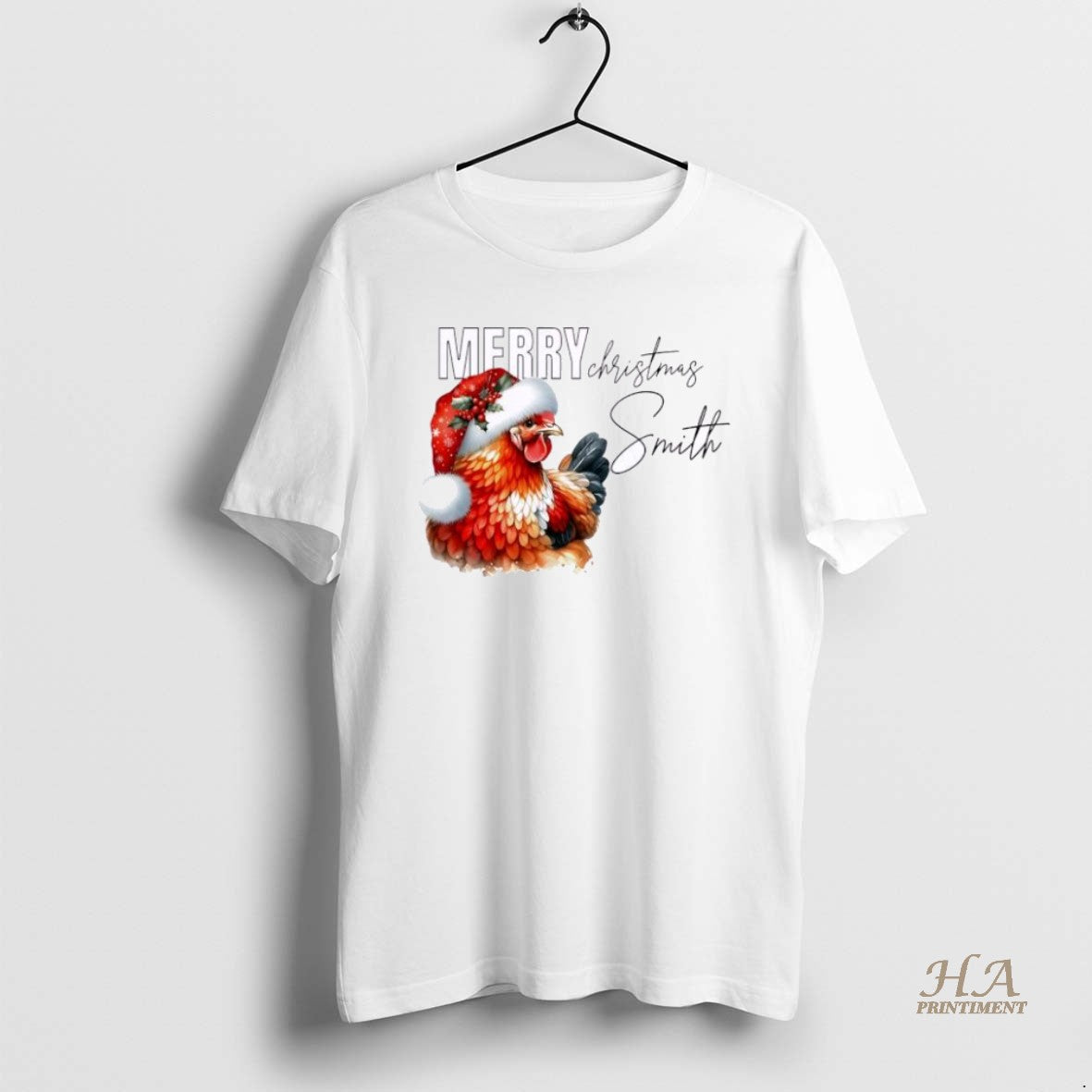 Official Chicken Xmas Babys First Christmas Personalized Ornaments White Shirt Hoodie Sweatshirt | PurePodTees.com