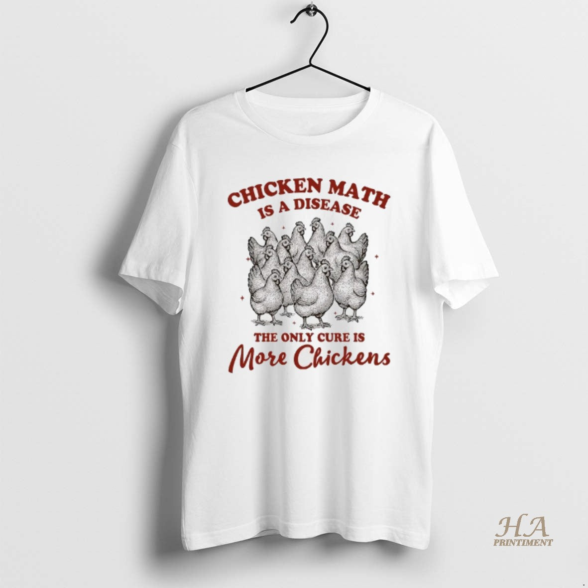 Official Chicken Math Is A Disease The Only Cure Is More Chickens Shirt Hoodie Sweatshirt | PurePodTees.com