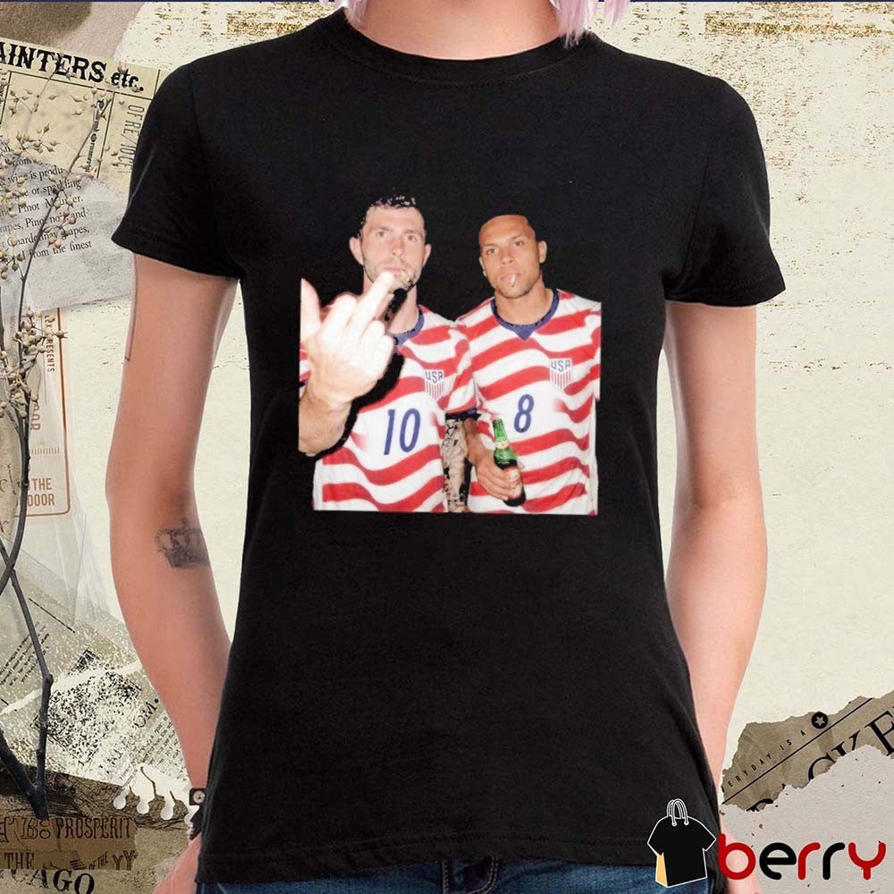 Christian Pulisic and Weston McKennie USA Smokin Football Club Middle Finger US Soccer 2026 World Cup t-shirt