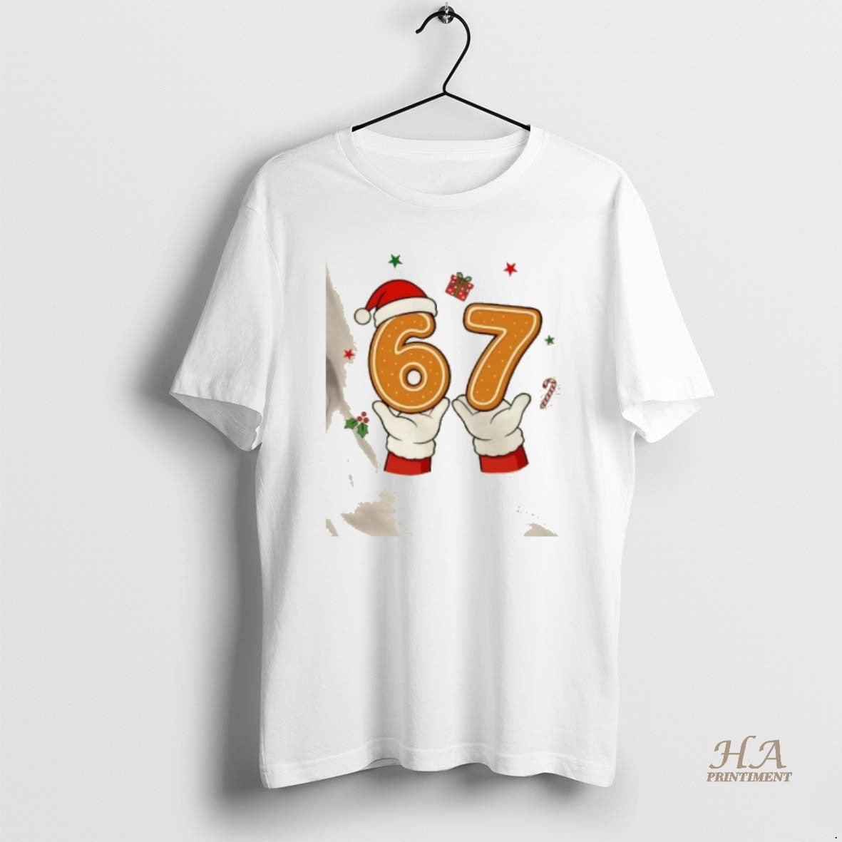Official Christmas 67 Six Seven Cookies Santa 6 7 Shirt Hoodie Sweatshirt | PurePodTees.com