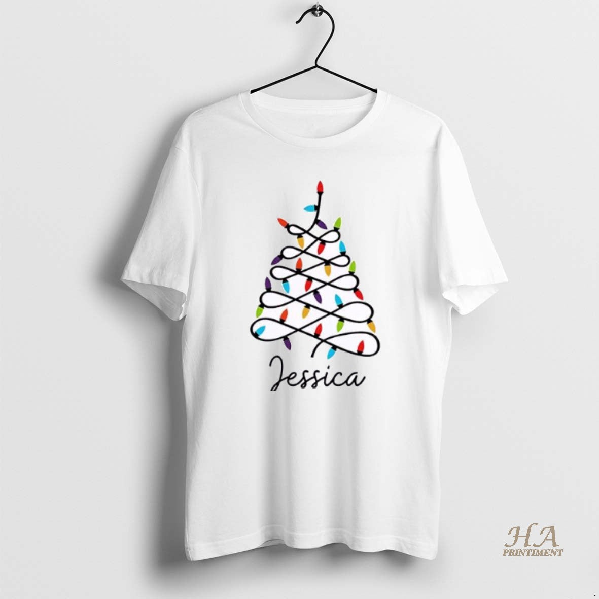 Official Christmas Lights 2025 Personalized Ornaments White Shirt Hoodie Sweatshirt | PurePodTees.com
