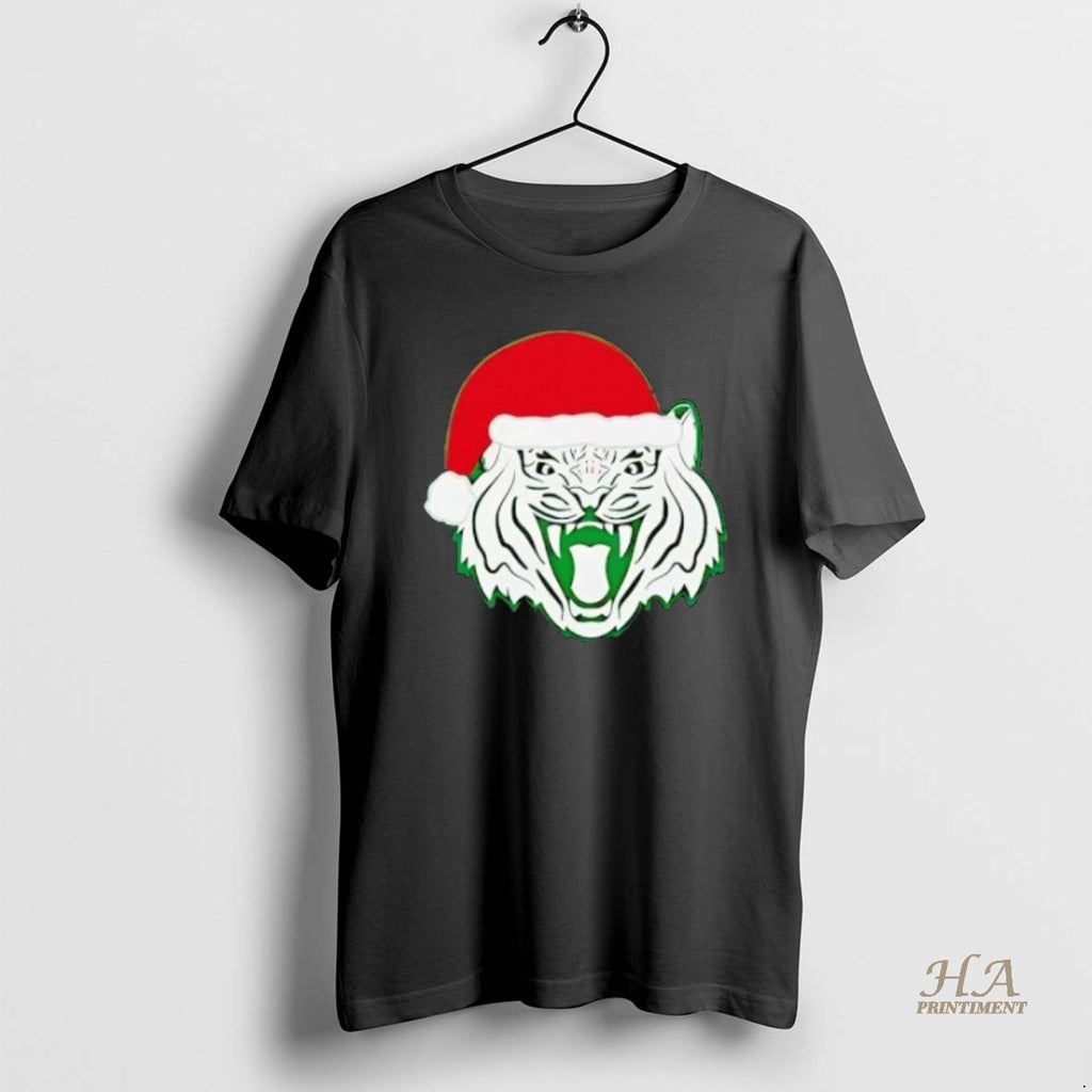 Official Christmas Tiger Hat Santa Shirt Hoodie Sweatshirt | PurePodTees.com