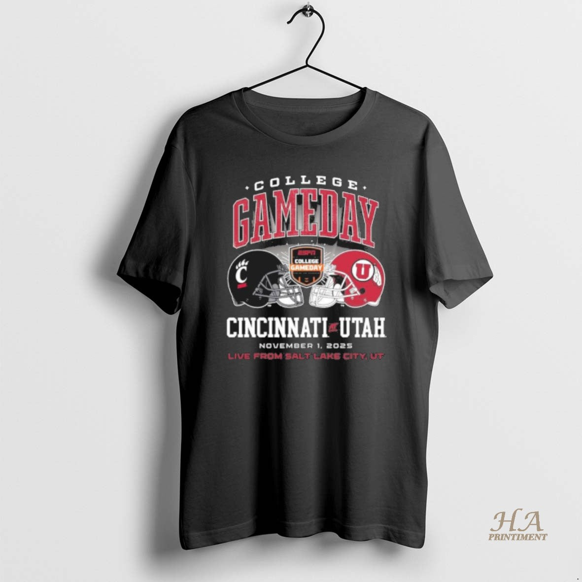 Official Cincinnati Bearcats Vs Utah Utes 2025 College Gameday Matchup Shirt Hoodie Sweatshirt | PurePodTees.com