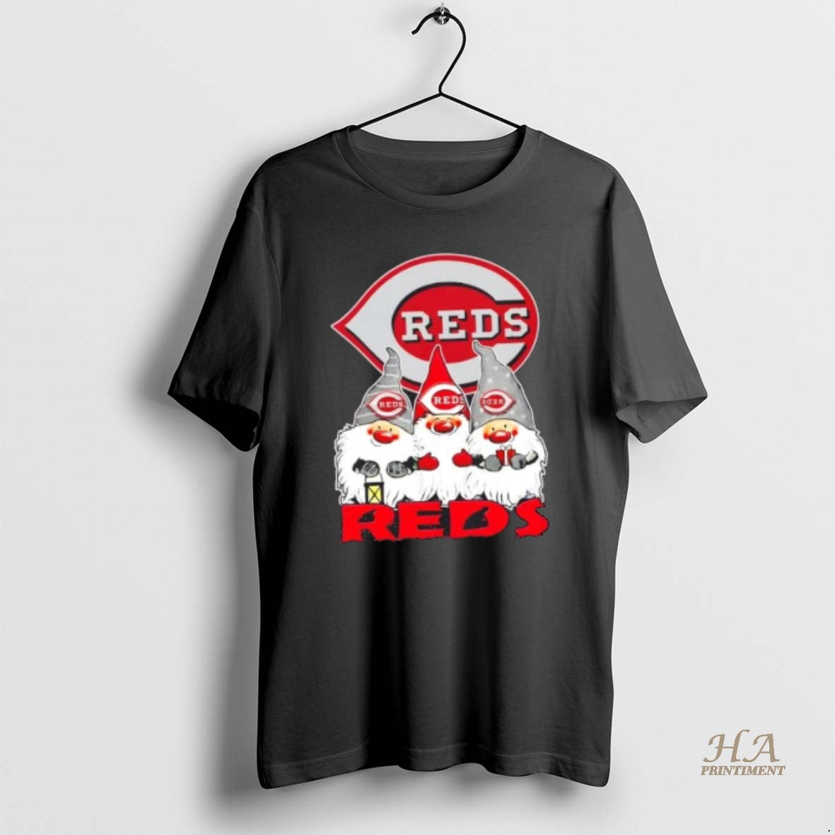 Official Cincinnati Reds X Gnomes Xmas Christmas Shirt Hoodie Sweatshirt | PurePodTees.com