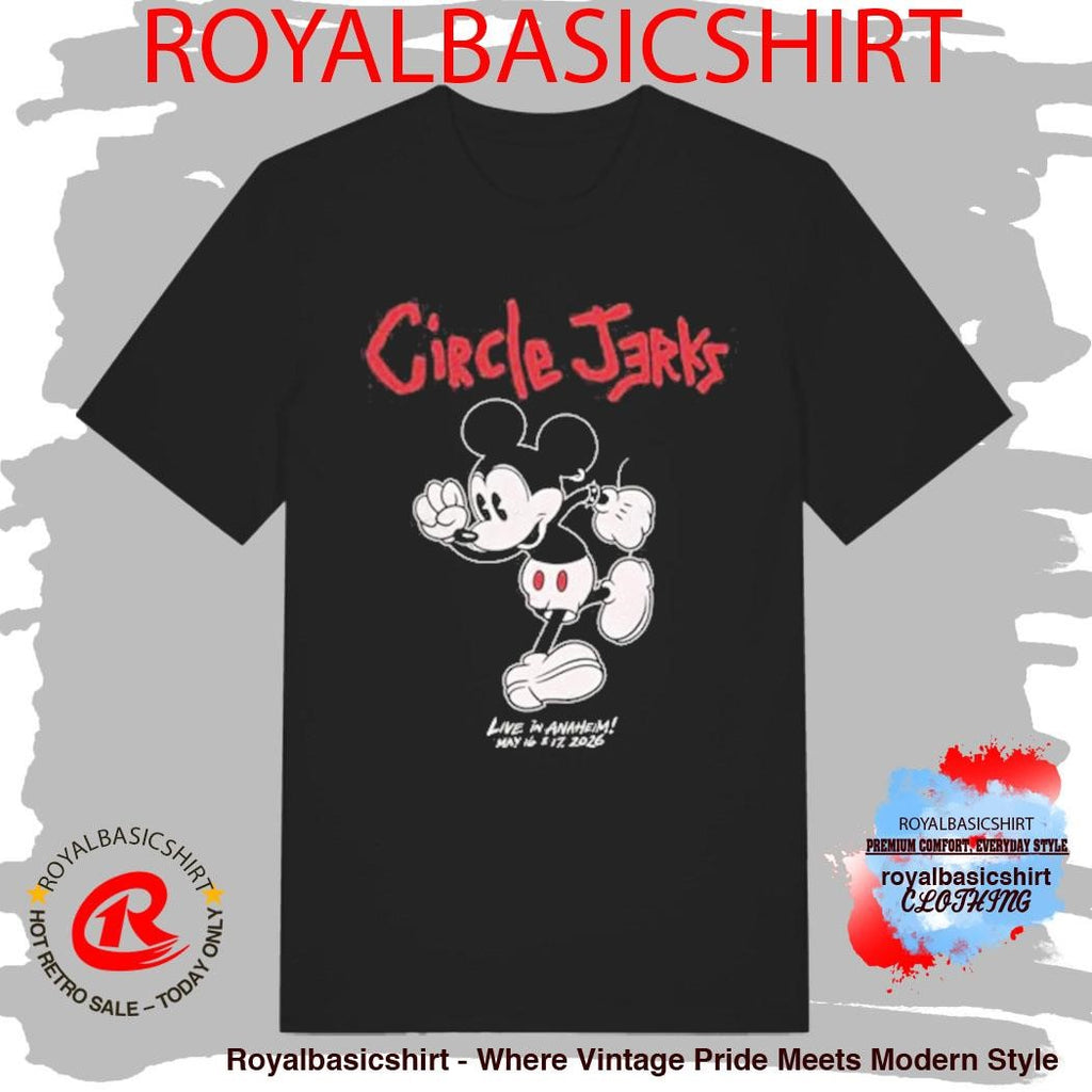 Circle Jerks Live In Anaheim Shirt