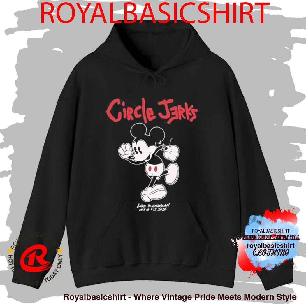 Circle Jerks Live In Anaheim Shirt