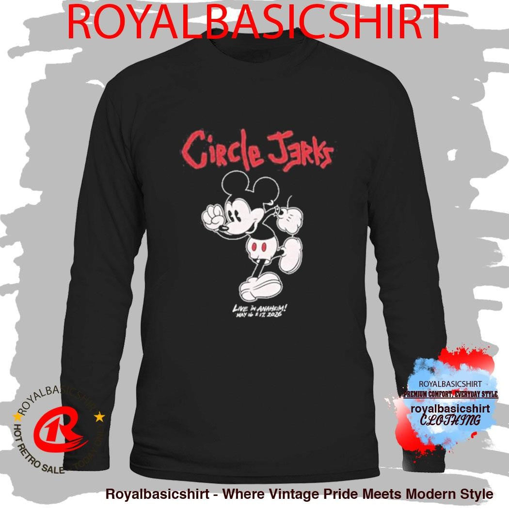 Circle Jerks Live In Anaheim Shirt