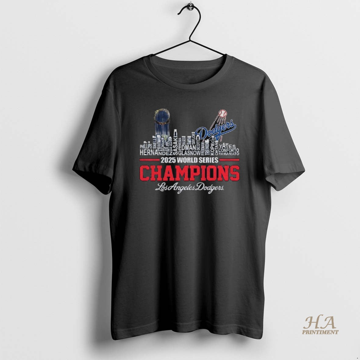Official City Skyline 2025 World Series Champs Los Angeles Dodgers Mlb Baseball Shirt Hoodie Sweatshirt | PurePodTees.com
