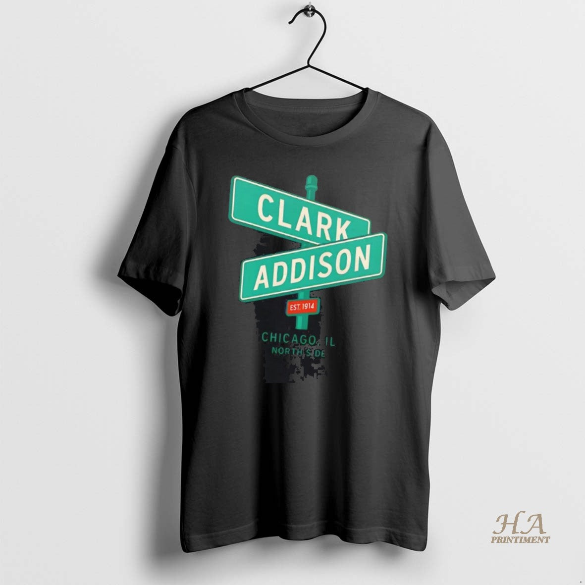 Official Clark And Addison Streets North Side Chicago Shirt Hoodie Sweatshirt | PurePodTees.com