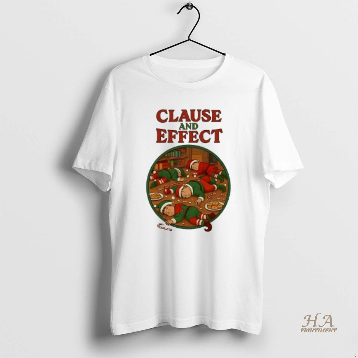 Official Clause And Effect Christmas Shirt Hoodie Sweatshirt | PurePodTees.com