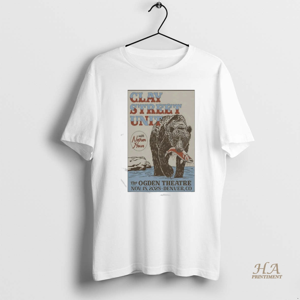 Official Clay Street Unit Nov 15 2025 The Ogden Theatre In Denver Co Shirt Hoodie Sweatshirt | PurePodTees.com