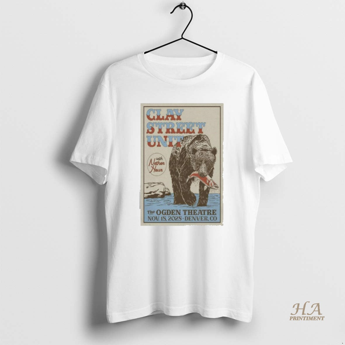 Official Clay Street Unit The Ogden Theatre In Denver Co Nov 15 2025 Shirt Hoodie Sweatshirt | PurePodTees.com
