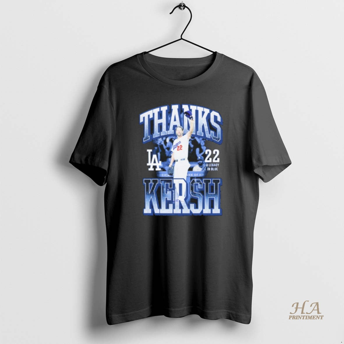 Official Clayton Kershaw 22 A Legacy In Blue Thanks Kersh Los Angeles Dodgers Shirt Hoodie Sweatshirt | PurePodTees.com