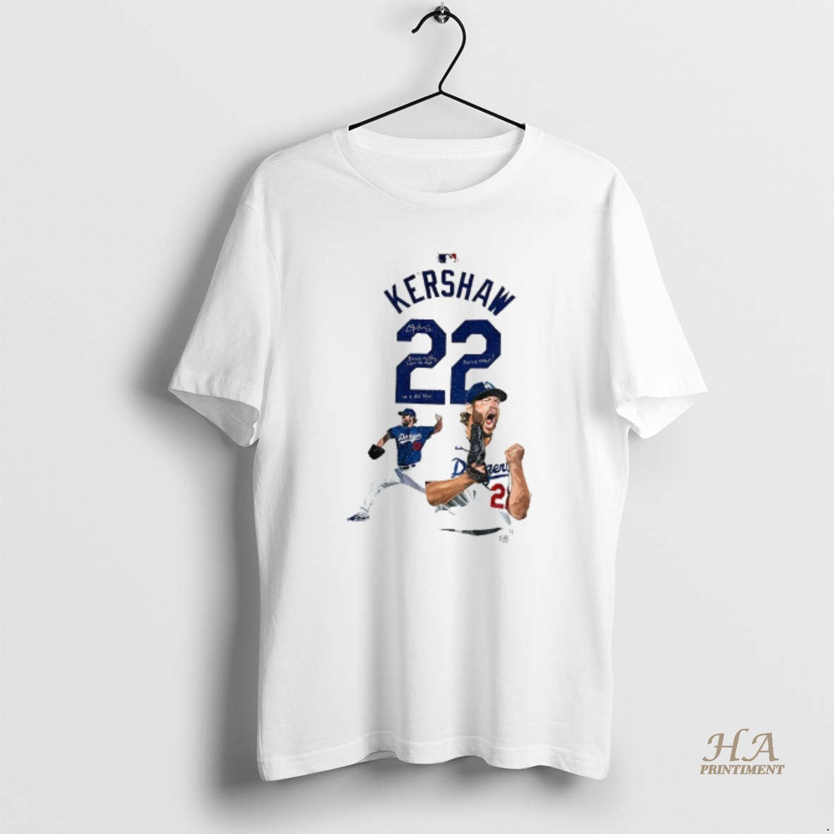 Official Clayton Kershaw 22 Los Angeles Dodgers Nl Mvp World Series 2025 Signature Shirt Hoodie Sweatshirt | PurePodTees.com