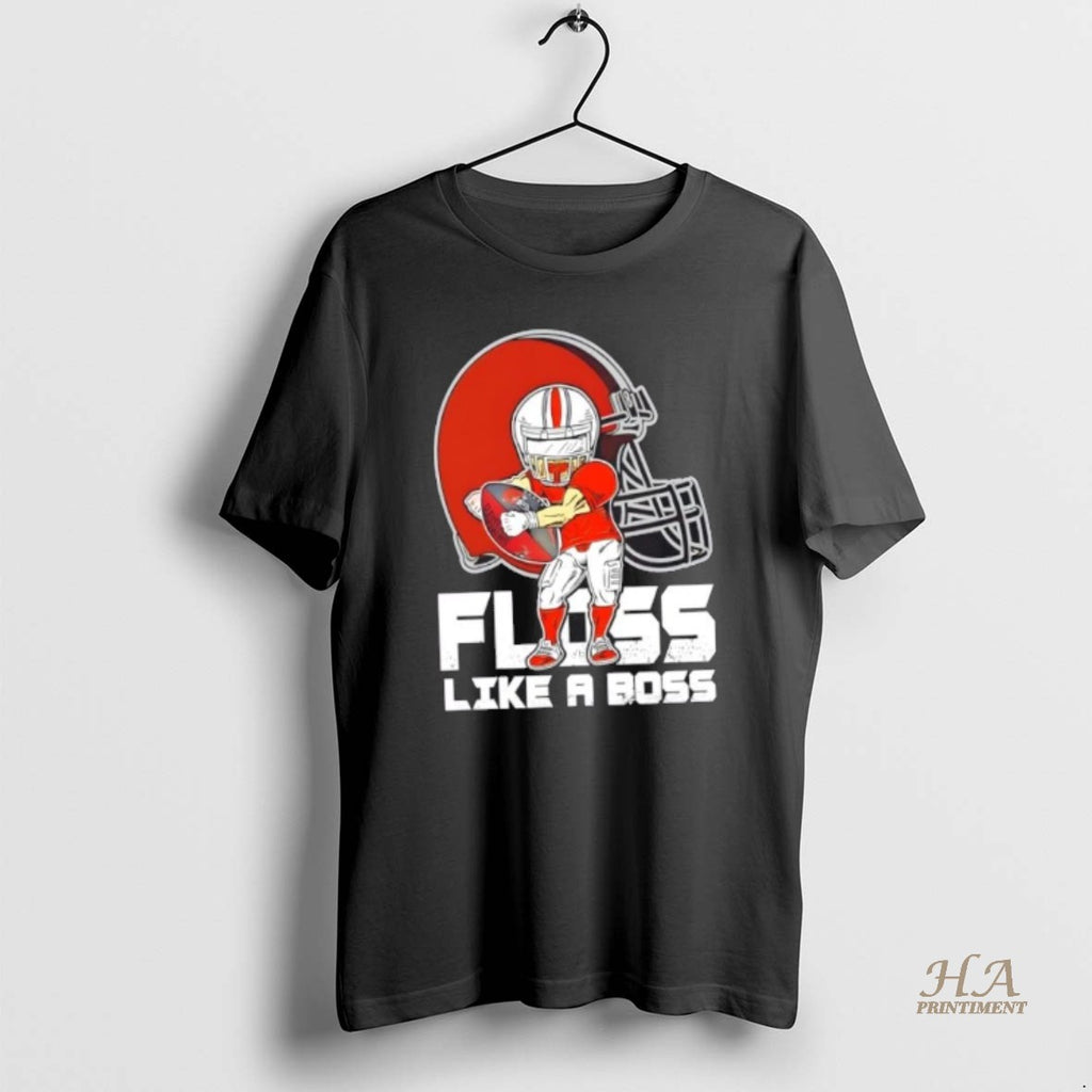 Official Cleveland Browns Football Floss Like A Boss Shirt Hoodie Sweatshirt | PurePodTees.com