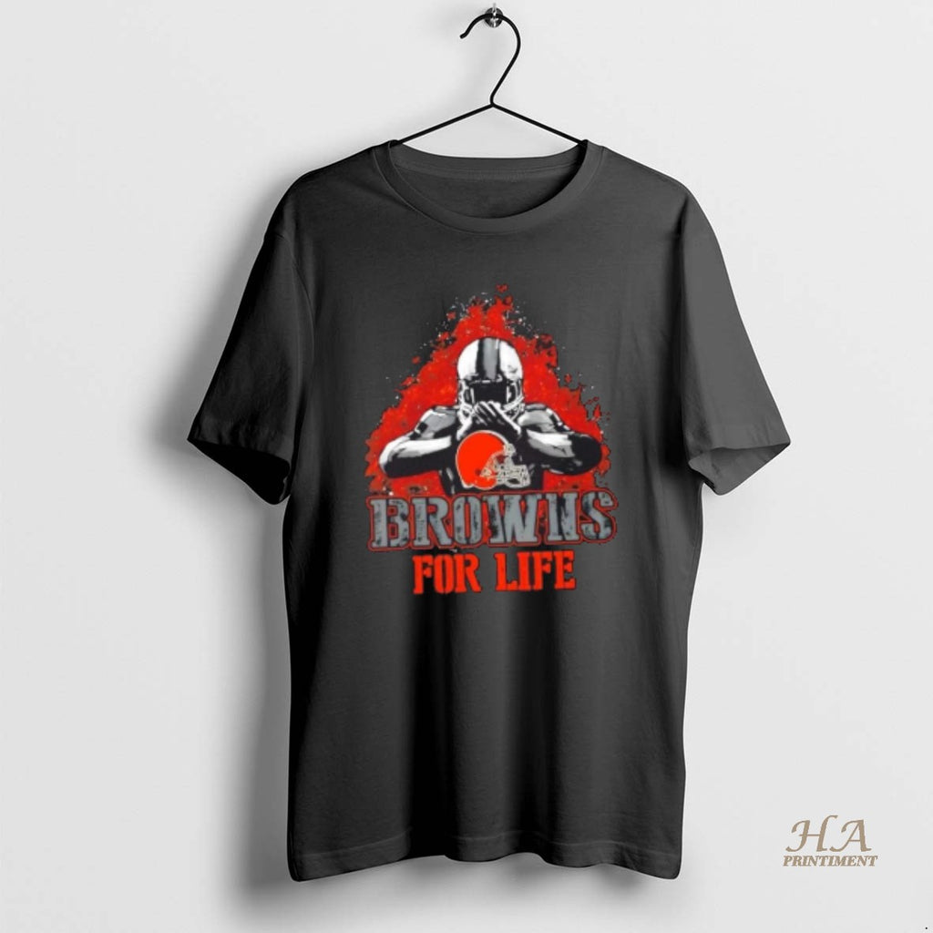 Official Cleveland Browns Football For Life Shirt Hoodie Sweatshirt | PurePodTees.com