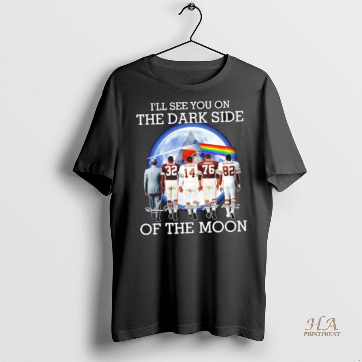 Official Cleveland Browns Legends Ill See You On The Dark Side Of The Moon Shirt Hoodie Sweatshirt | PurePodTees.com