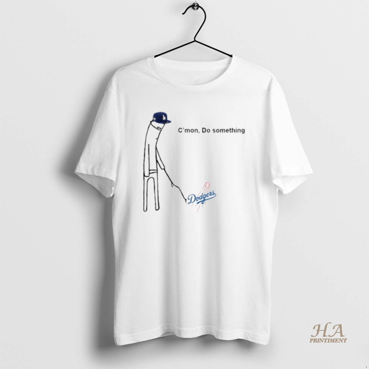 Official Cmon Do Something Los Angeles Dodgers Shirt Hoodie Sweatshirt | PurePodTees.com