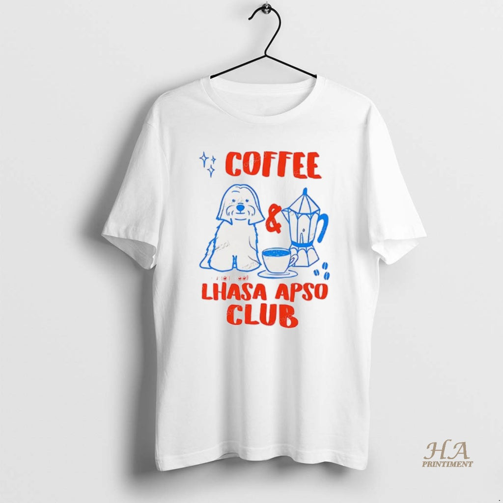 Official Coffee And Lhasa Apso Club Shirt Hoodie Sweatshirt | PurePodTees.com
