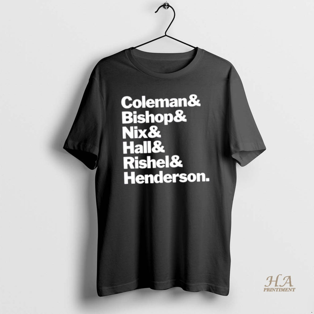 Official Coleman Bishop Nix Hall Rishel And Henderson Shirt Hoodie Sweatshirt | PurePodTees.com