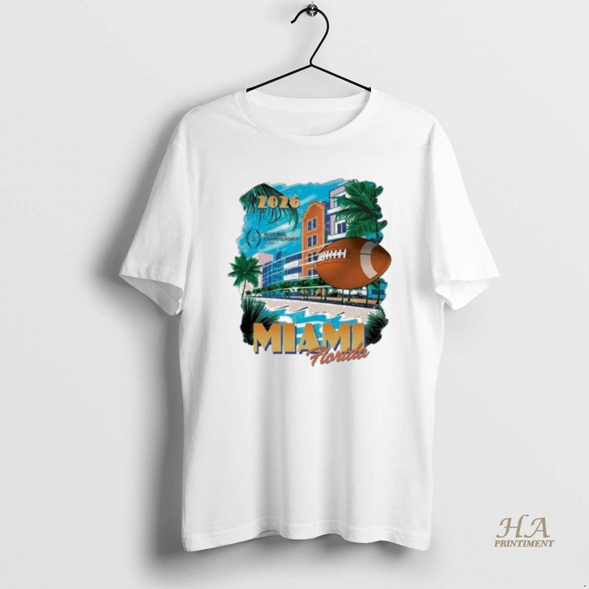 Official College Football Playoff National Championship Game 2026 Miami Florida Beach Views Shirt Hoodie Sweatshirt