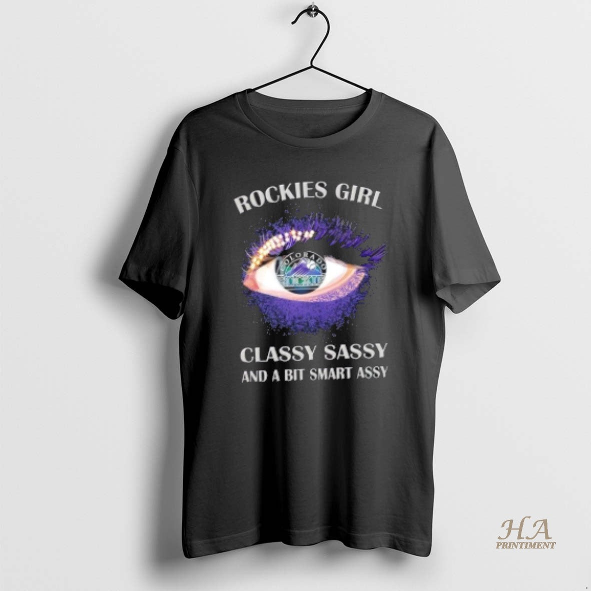 Official Colorado Rockies Eye Girl Fans Classy Sassy And A Bit Smart Assy Shirt Hoodie Sweatshirt | PurePodTees.com