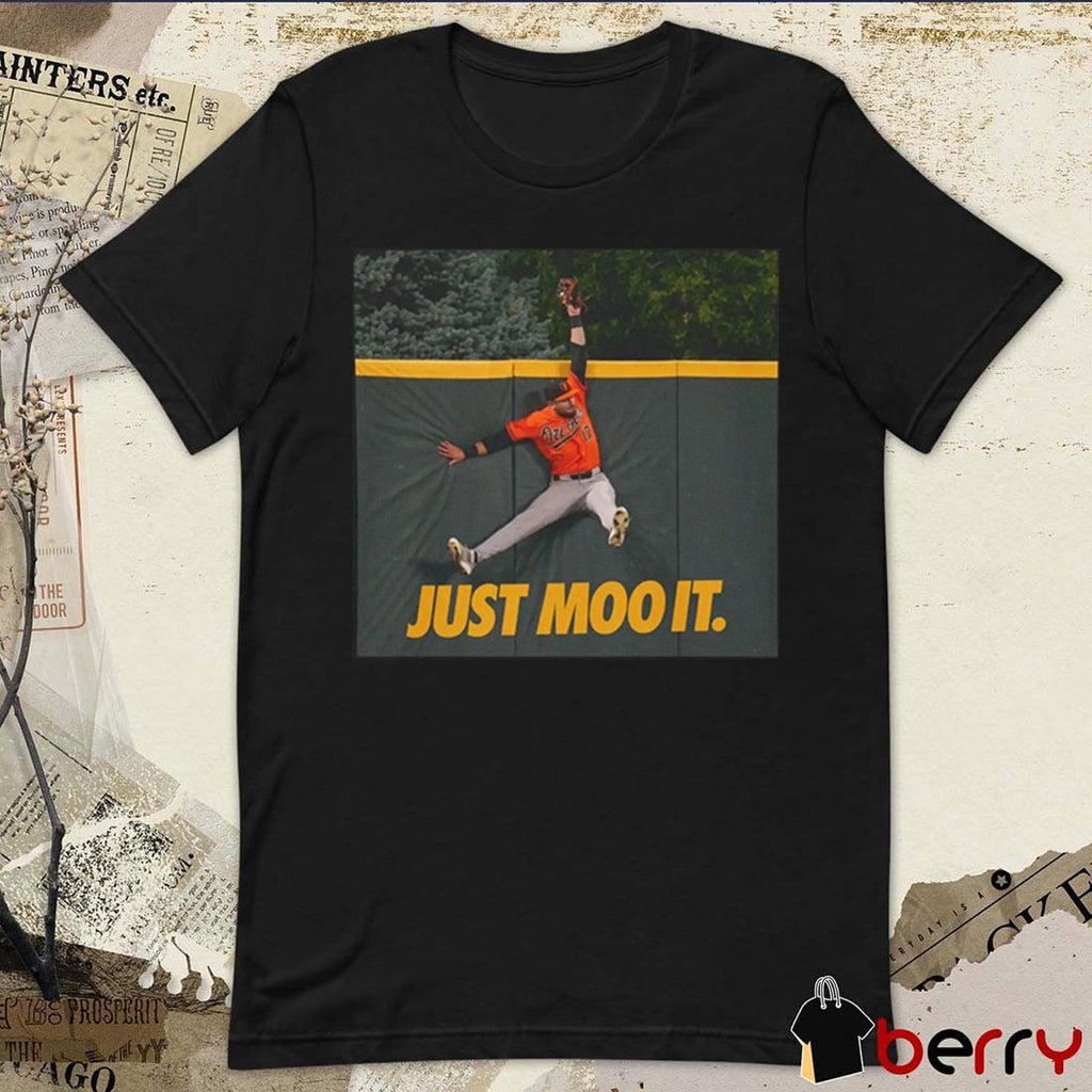 Colton Cowser Catch Just Moo It Baltimore Orioles MLB t-shirt