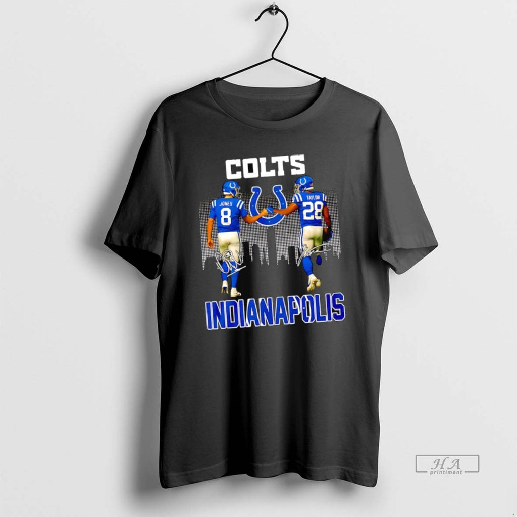 Official Colts Indianapolis Signatures Jones Taylor Player Names
