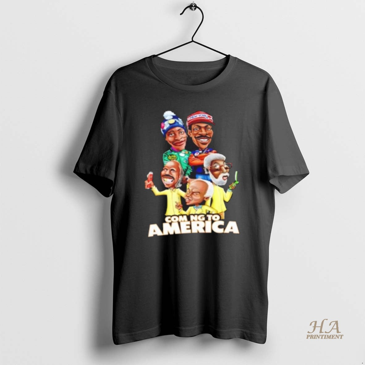 Official Coming To America 1988 Caricature Vintage Shirt Hoodie Sweatshirt | PurePodTees.com
