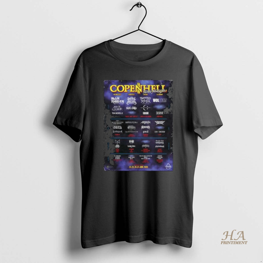 Official Copenhell Festival 2026 Full Lineup Copenhagen Denmark On 24 25 26 27 June 2026 Shirt Hoodie Sweatshirt