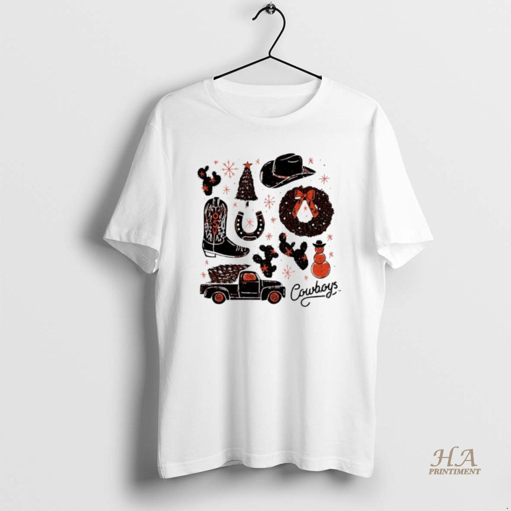 Official Cowboy Christmas 2025 Oklahoma State University Shirt Hoodie Sweatshirt | PurePodTees.com