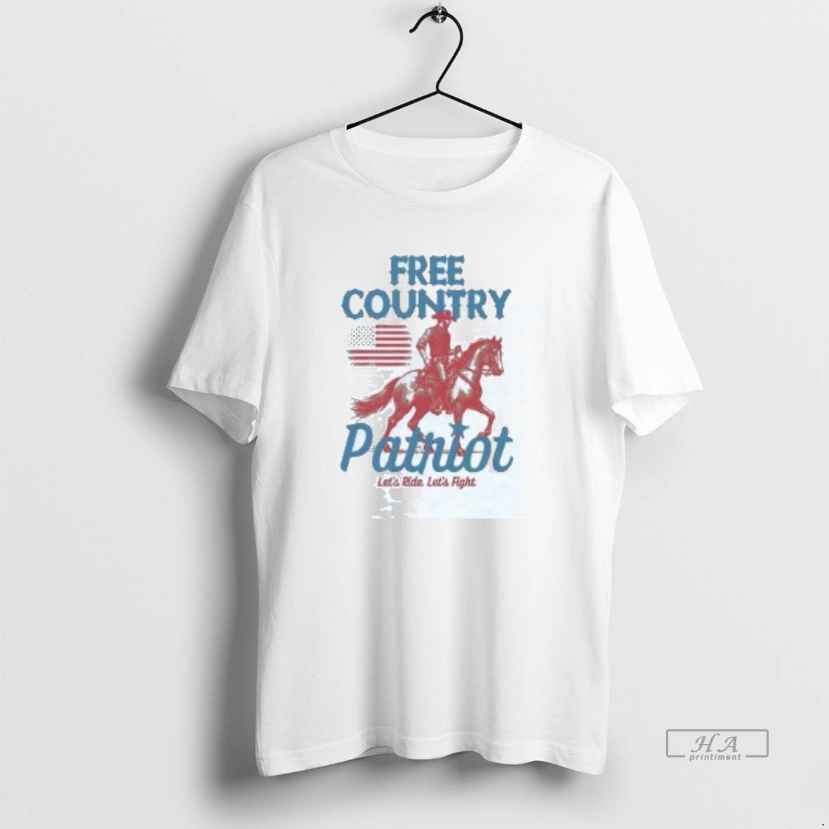 Official Cowboy Free Country Patriot Lets Ride Lets Fight Shirt Hoodie Sweatshirt | PurePodTees.com