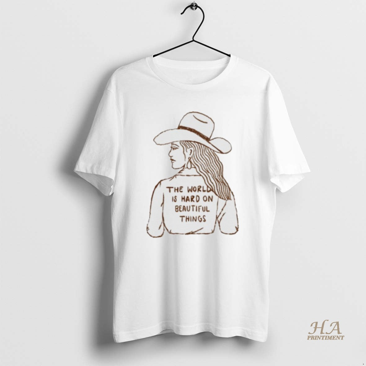 Official Cowgirl The World Is Hard On Beautiful Things Shirt Hoodie Sweatshirt | PurePodTees.com