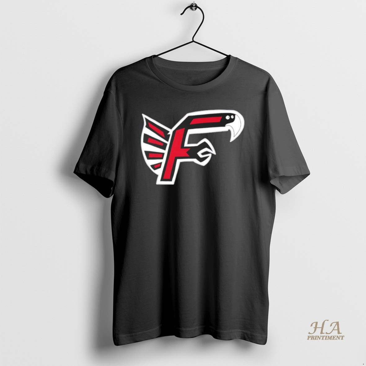 Official Cursed Bird Atlanta Falcons Black Ornaments Shirt Hoodie Sweatshirt | PurePodTees.com