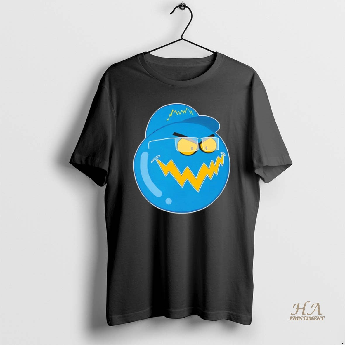 Official Cursed Bubble Los Angeles Chargers Black Ornaments Shirt Hoodie Sweatshirt | PurePodTees.com