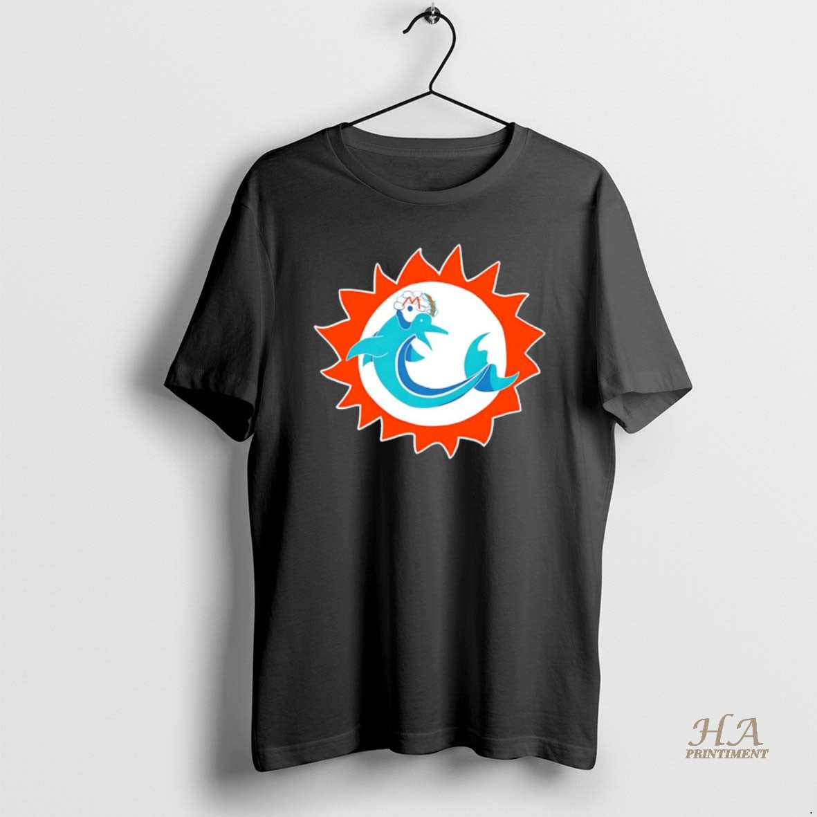 Official Cursed Guardian Miami Dolphins Black Ornaments Shirt Hoodie Sweatshirt | PurePodTees.com