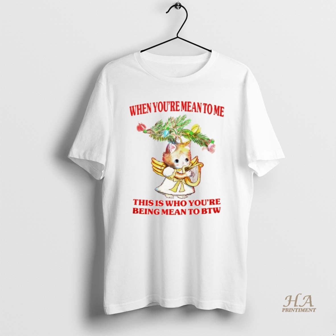 Official Cute Cat When Youre Mean To Me This Is Who Youre Being Mean To Shirt Hoodie Sweatshirt | PurePodTees.com