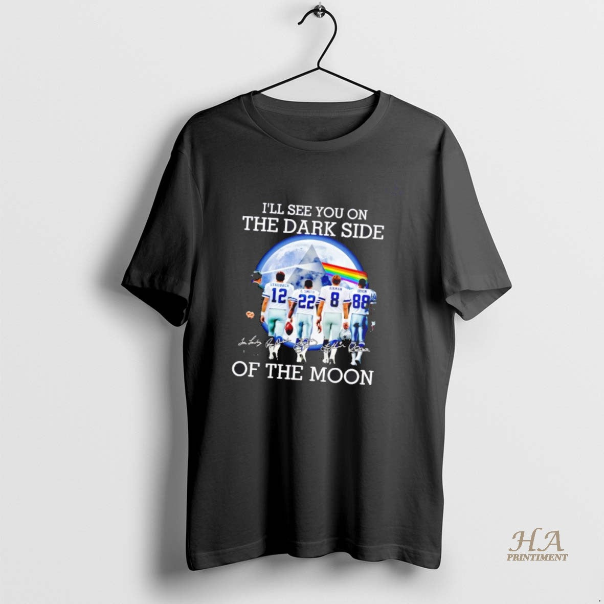 Official Dallas Cowboys Ill See You On The Dark Side Of The Moon Shirt Hoodie Sweatshirt | PurePodTees.com
