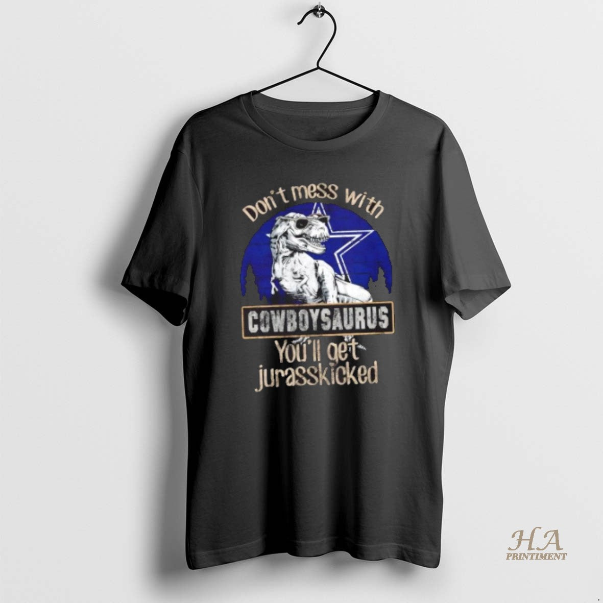 Official Dallas Cowboys Dont Mess With Cowboysaurus Youll Get Jurasskicked Shirt Hoodie Sweatshirt | PurePodTees.com