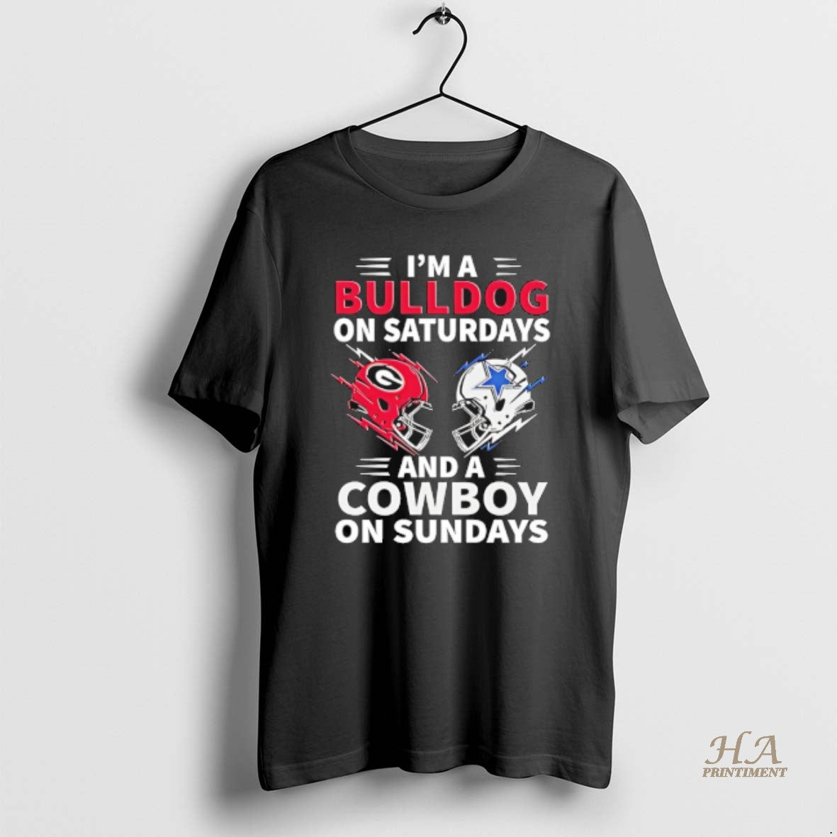 Official Dallas Cowboys Vs Georgia Bulldogs Im A Bulldog On Saturdays And A Cowboy On Shirt Hoodie Sweatshirt