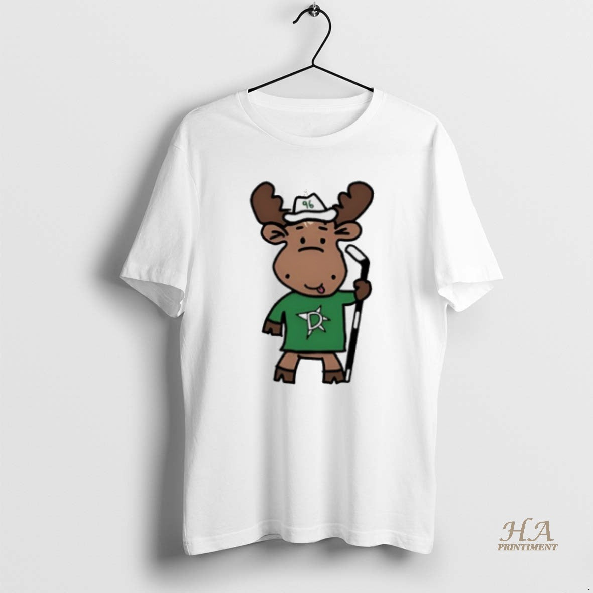 Official Dallas Hockey Mikko Rantanen Doodle Moose Has Entered The Chat Shirt Hoodie Sweatshirt | PurePodTees.com