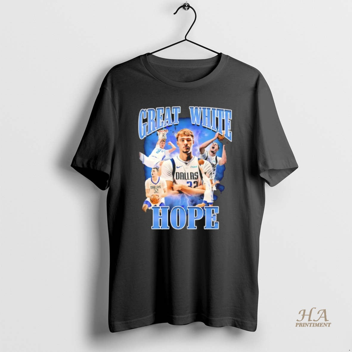 Official Dallas Mavericks Cooper Flagg Great White Hope Shirt Hoodie Sweatshirt | PurePodTees.com