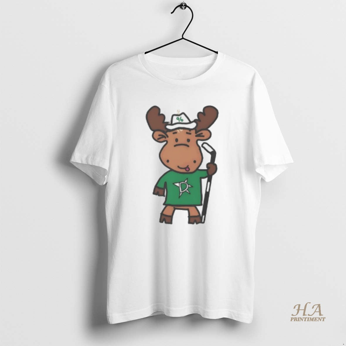 Official Dallas Stars Doodle Moose Shirt Hoodie Sweatshirt | PurePodTees.com