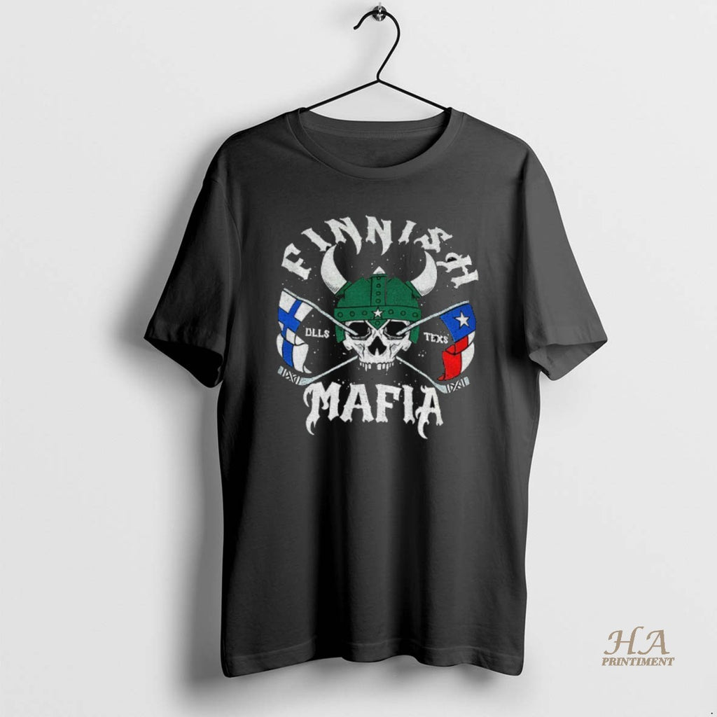 Official Dallas Stars Finnish Mafia Skull Dlls Texs Hockey Shirt Hoodie Sweatshirt | PurePodTees.com