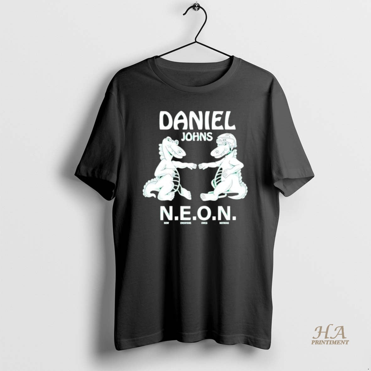 Official Daniel Johns Neon Black Shirt Hoodie Sweatshirt | PurePodTees.com