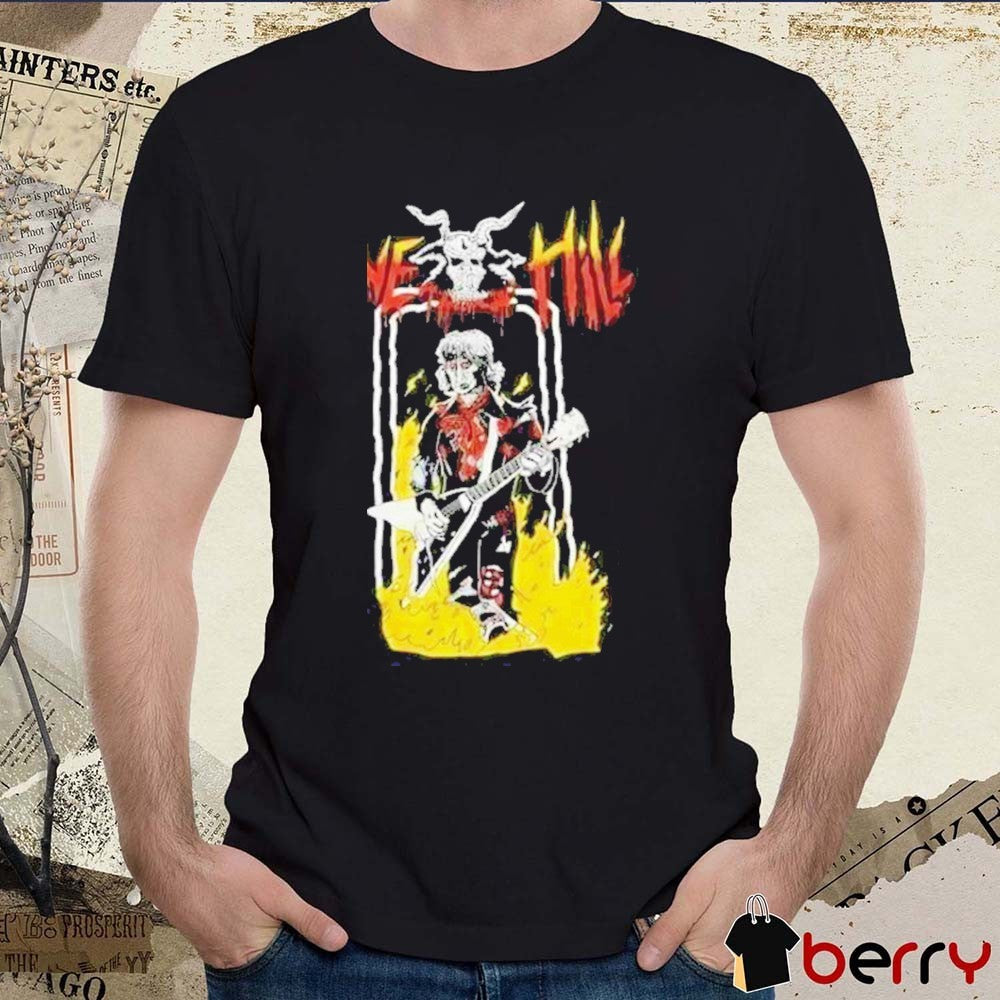 Dave Hill Society Is My Jail Show Club 603 Baltimore On June 19 2026 Guitar Artwork t-shirt