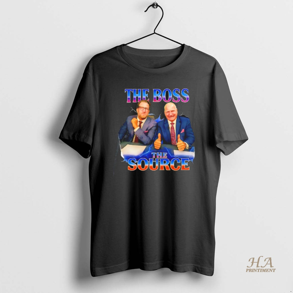Official Dave Portnoy And Stu Feiner The Boss The Source Shirt Hoodie Sweatshirt | PurePodTees.com
