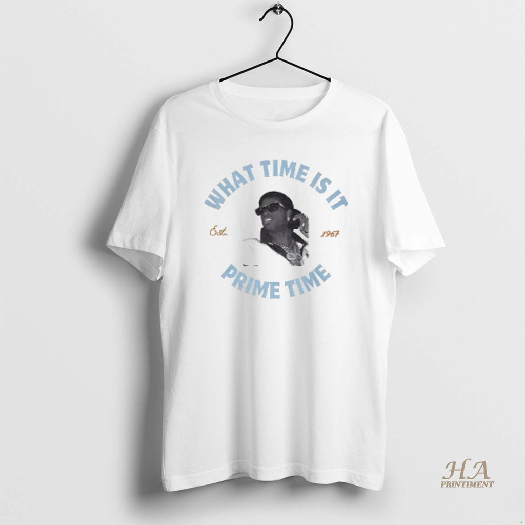 Official Deion Sanders Coach Prime What Time Is It Prime Time Shirt Hoodie Sweatshirt | PurePodTees.com