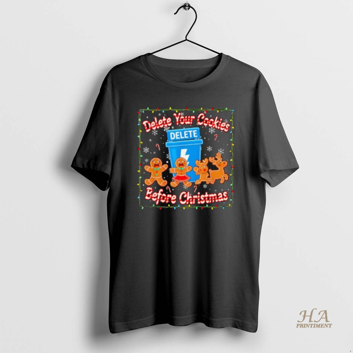 Official Delete Your Cookies Before Christmas Shirt Hoodie Sweatshirt | PurePodTees.com